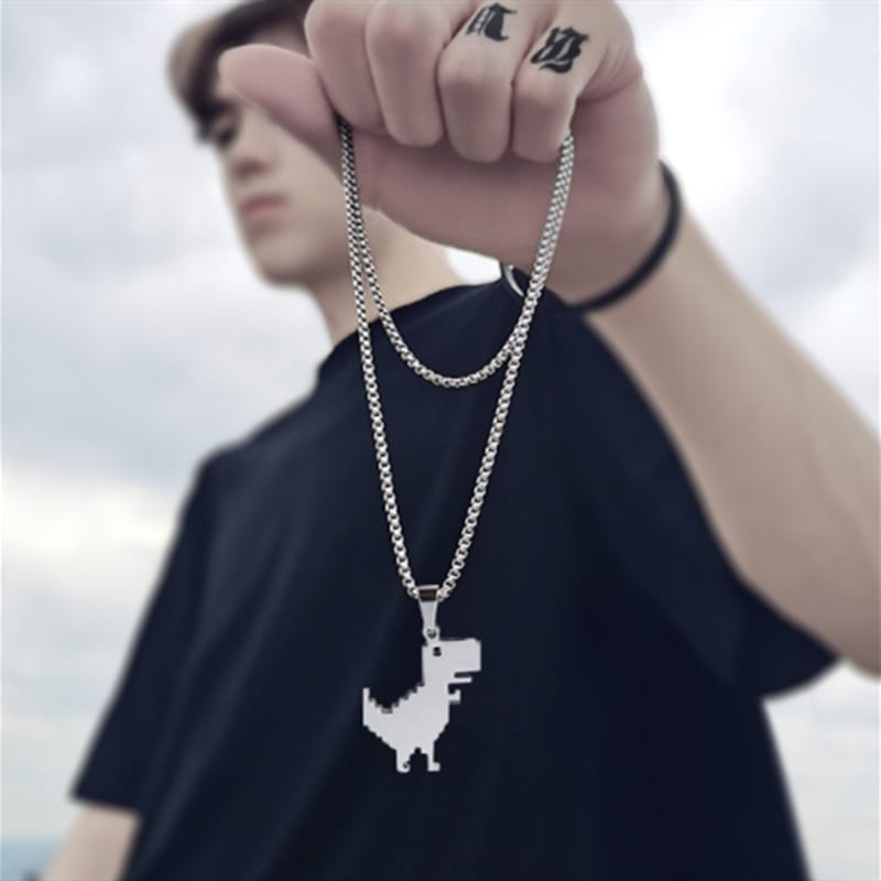 Dinosaur Pendant Necklace