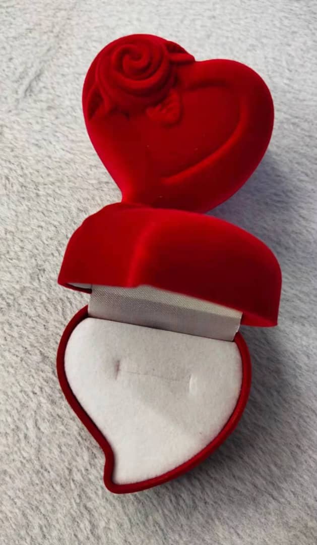 Red Love Ring Case