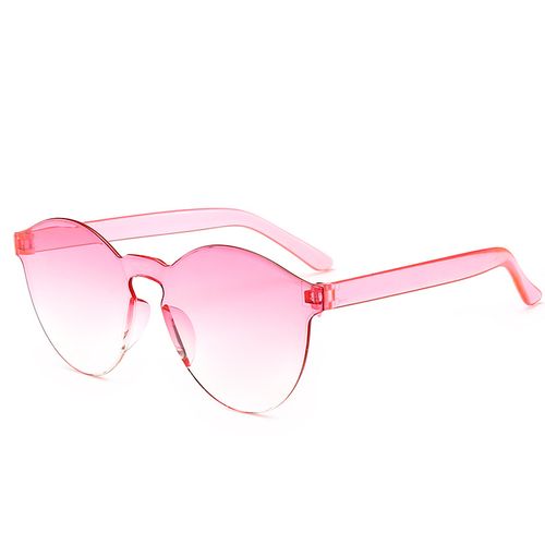 Fashion Rimless pink sunglasses