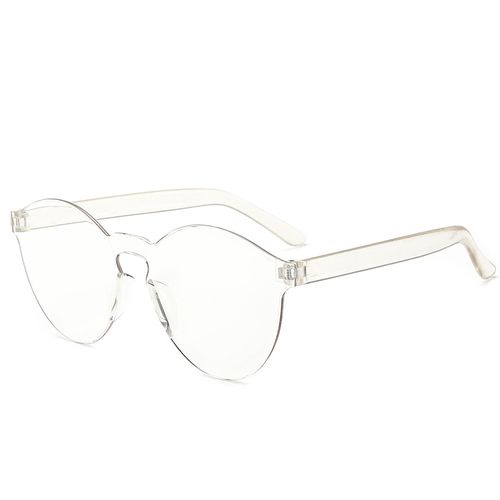 Fashion Rimless white sunglasses