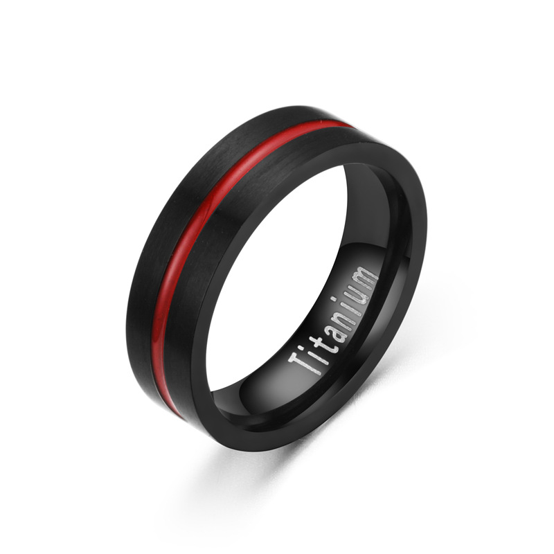 Titanium men ring