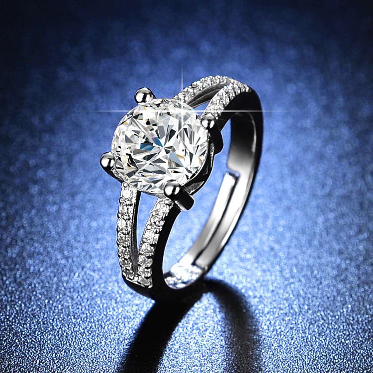 Fashion Shinning Adjustable Proposal Ring