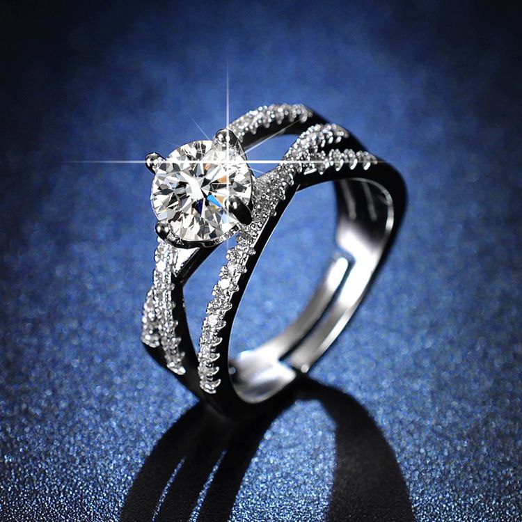 Fashion Luxury Adjustable Proposal Ring