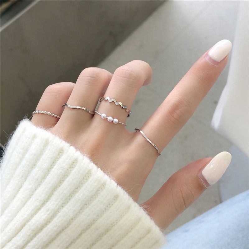 Tiny Silver Knuckle Rings