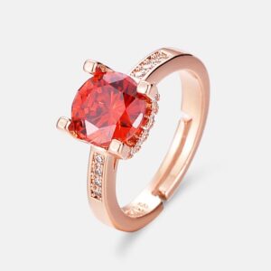 Gold Love Proposal Engagement Ring