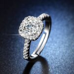 ONE SIDE SQUARE ENGAGEMENT Ring (Wholesales)