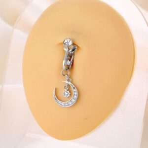 Moon Navel Ring (Wholesales)