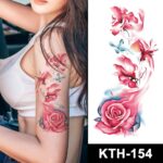 Flower Temporary Tattoo Body Art Sticker