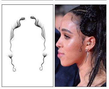 Black Sticker Hair Edges