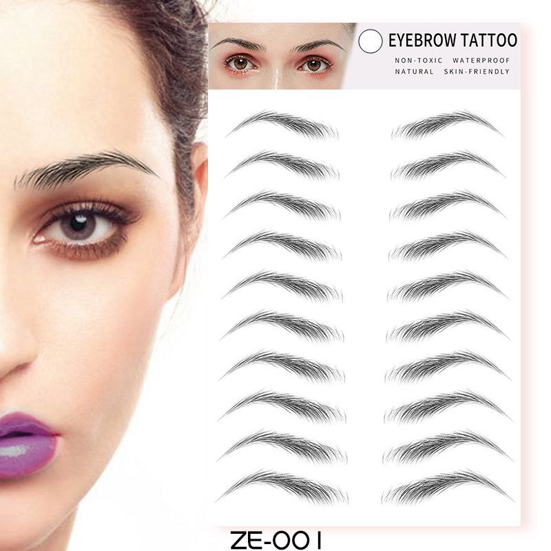Eyebrow Waterproof Tattoo Sticker