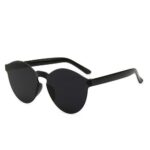 Fashion Rimless Black Sunglasses
