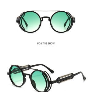 Fancy Green Rubber Glasses