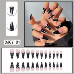 24pcs Nude Press On Nails