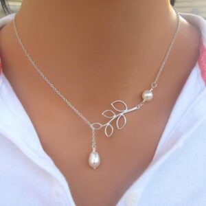 Silver Bead Necklace