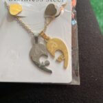 2PCS Heart Love Necklace Earring Set