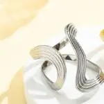 Women Geometric Silver Knuckle Ring