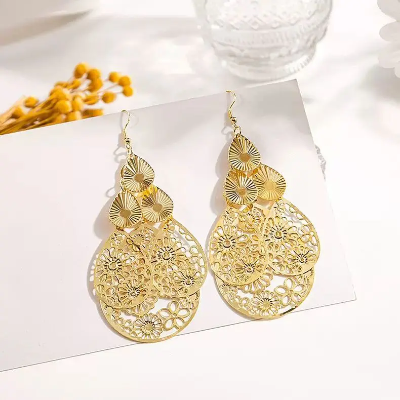 Fashion Gold Balloon Earrings