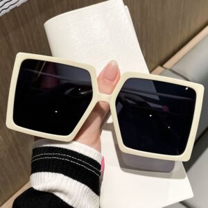Large Frame Women Sunglasses (Nude)
