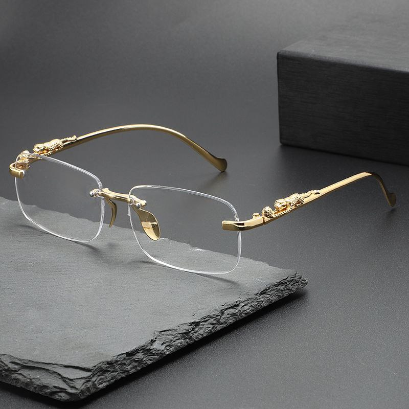 Cartier Jaguar Transparent Rimless Glasses (Wholesales)
