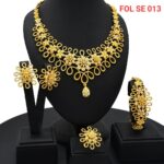 Exquisite Gold Jewelry Set