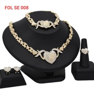 Stunning Gold Plated Jewelry Set