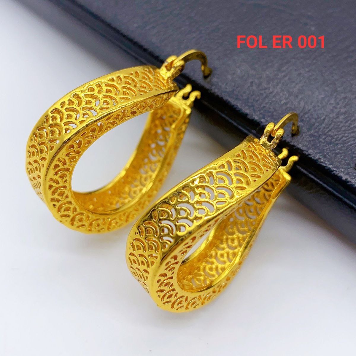 Stainless Steel Earrings(FOL 001) ER