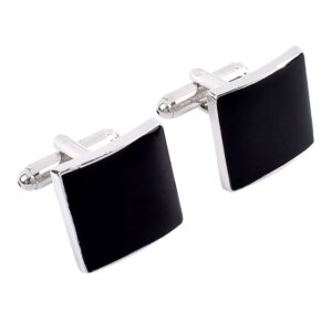 Black Square Men Cufflinks