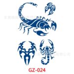 Scorpion Semi Permanent Tattoo Stickers(GZ-024)