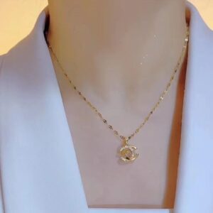 Gold Titanium Steel Necklace