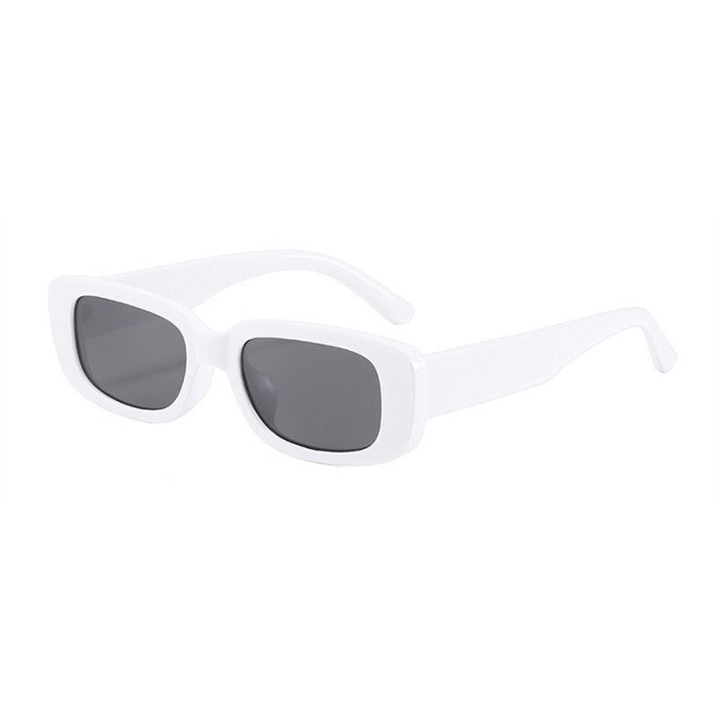 Trendy White Unisex Glasses