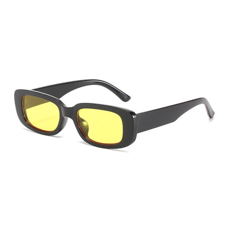 Trendy Yellow Lens Unisex Glasses
