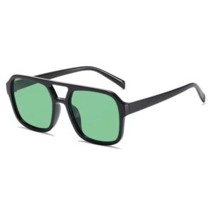 Vintage Square Green Sunglasses