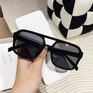 Vintage Square Black Sunglasses(Wholesales)