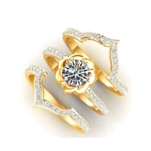 Bridal Engagement Wedding Ring Set For Women