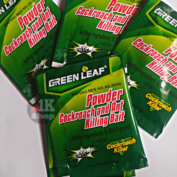 Green Leaf Cockroach Ant Killing Bait Powder 5 pieces – Folex Enterprise