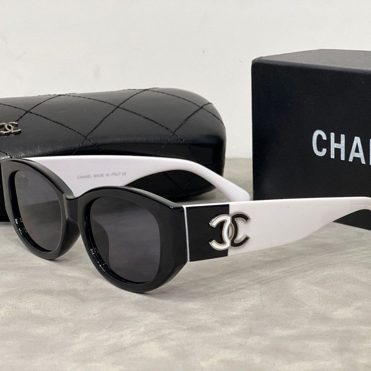 Chanel Black Sunglasses For Men and Women With Full Chanel Box(Wholesales)