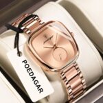 Poedagar Gold Stainless Steel Watch With Boxed(Wholesales)