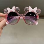 Fashion UV Pink Starlight Glasses For Kids