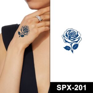 Rose Flower Semi Permanent Sticker