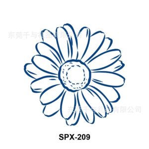 Sun Flower Semi Permanent Sticker(Wholesales)