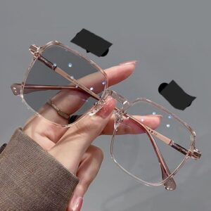 Brown Unisex Photochromic Glasses